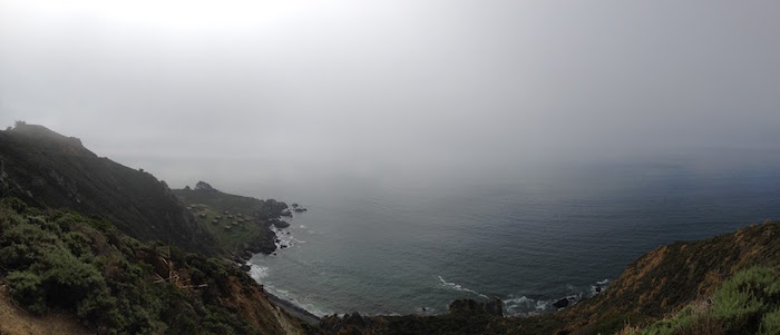 Pacific Coast Highway on the way to Point Reyes. 8 March 2015